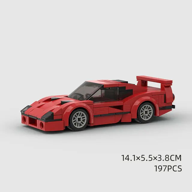 Speed Racing City Car Sport Brick Toy