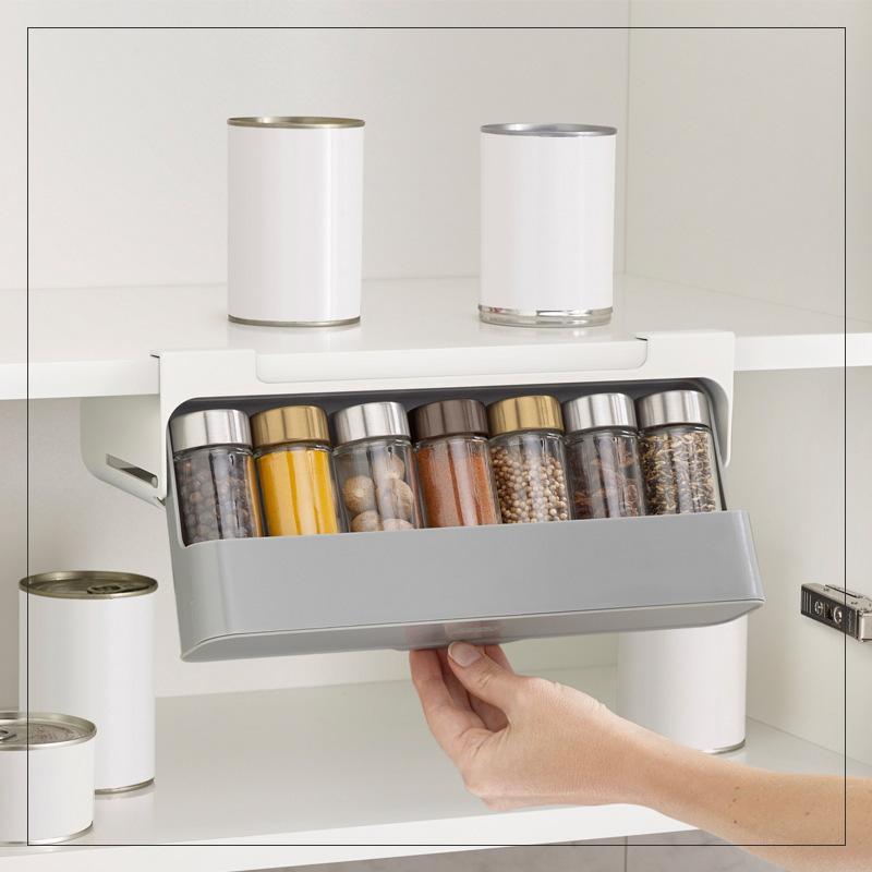 Kitchen Wall-Mounted Spice Organizer